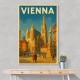 Vienna Travel Poster 1 Wall Art