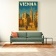 Vienna Travel Poster 1 Wall Art