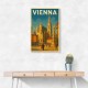 Vienna Travel Poster 1 Wall Art