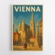 Vienna Travel Poster 1 Wall Art