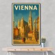 Vienna Travel Poster 1 Wall Art