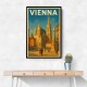 Vienna Travel Poster 1 Wall Art