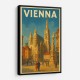 Vienna Travel Poster 1 Wall Art