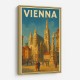 Vienna Travel Poster 1 Wall Art