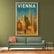 Vienna Travel Poster 1 Wall Art