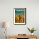 Vienna Travel Poster 1 Wall Art