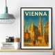 Vienna Travel Poster 1 Wall Art