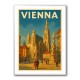 Vienna Travel Poster 1 Wall Art