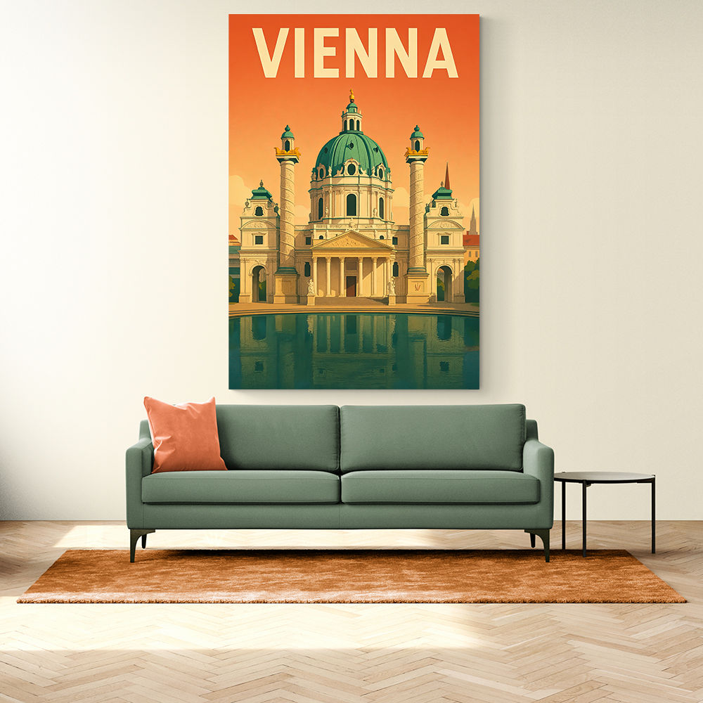 Vienna Travel Poster Wall Art Vienna Travel Poster Wall Art