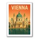 Vienna Travel Poster Wall Art Vienna Travel Poster Wall Art