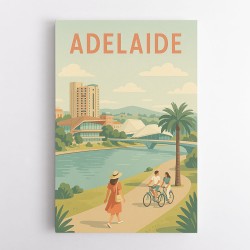 Adelaide Travel Poster 1 Wall Art