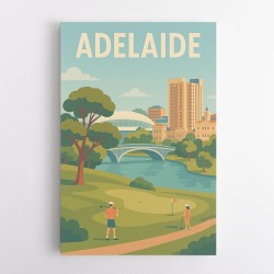 Adelaide Travel Poster Wall Art