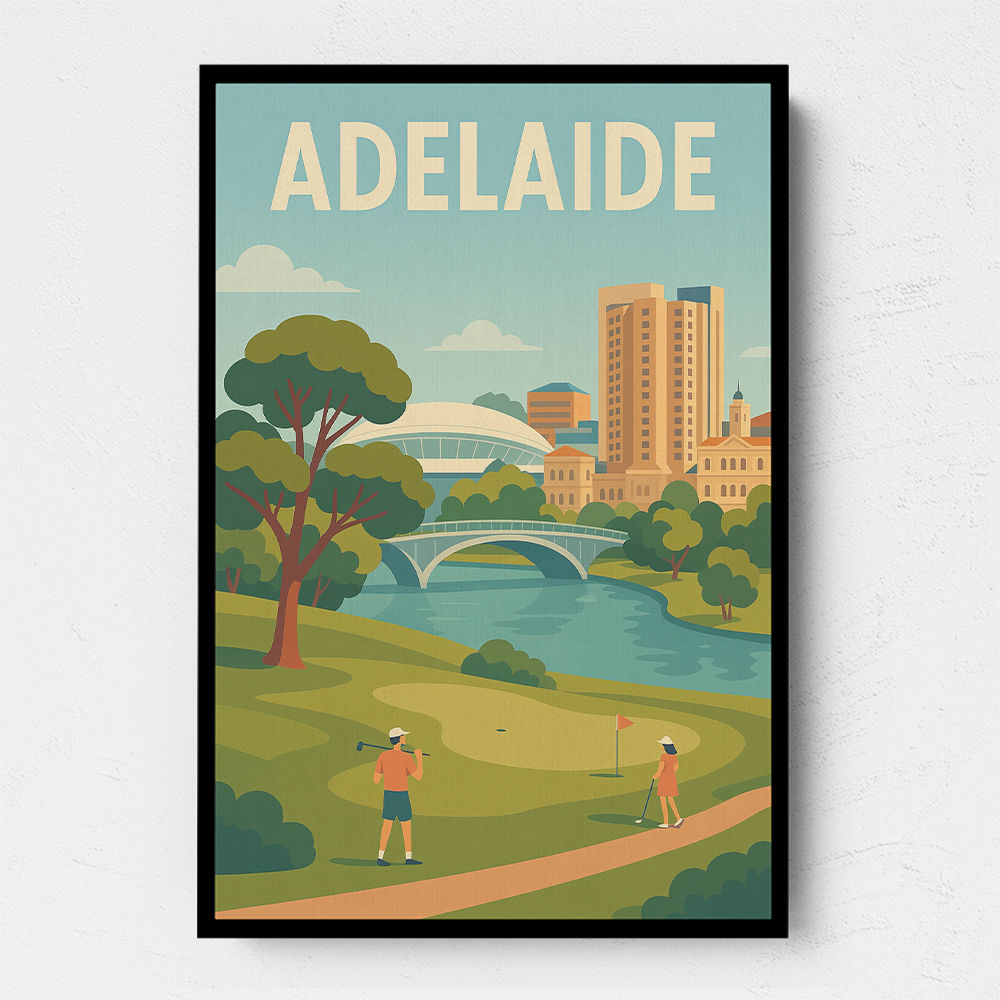 Adelaide Travel Poster Wall Art Adelaide Travel Poster Wall Art