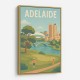 Adelaide Travel Poster Wall Art Adelaide Travel Poster Wall Art