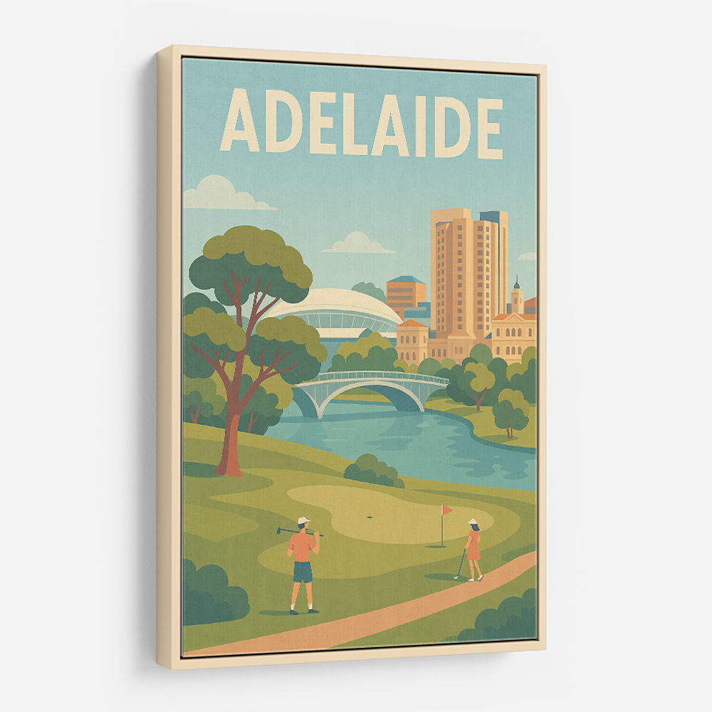 Adelaide Travel Poster Wall Art Adelaide Travel Poster Wall Art