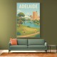 Adelaide Travel Poster Wall Art Adelaide Travel Poster Wall Art