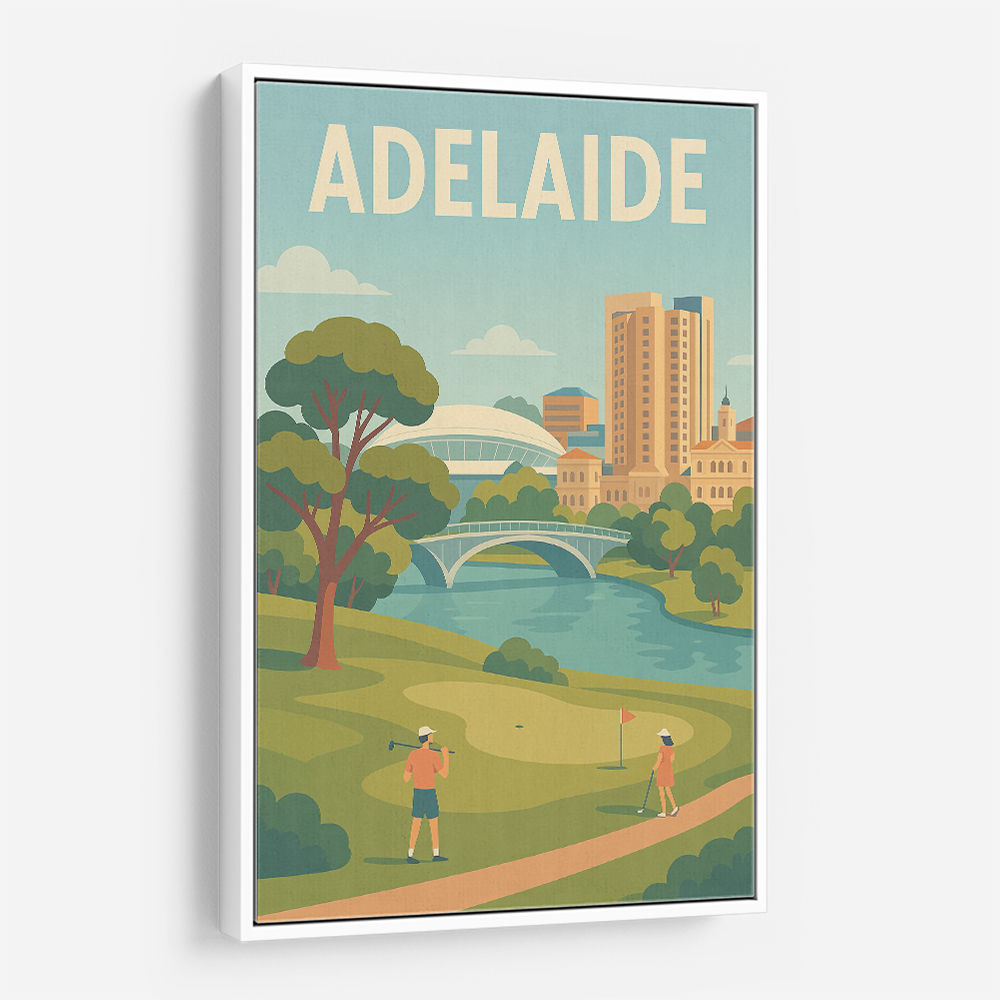 Adelaide Travel Poster Wall Art Adelaide Travel Poster Wall Art