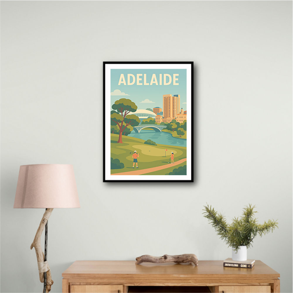 Adelaide Travel Poster Wall Art Adelaide Travel Poster Wall Art