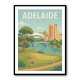 Adelaide Travel Poster Wall Art Adelaide Travel Poster Wall Art