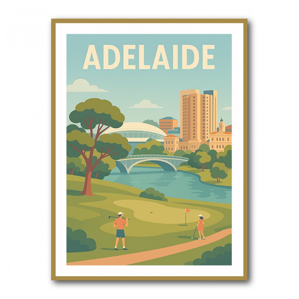 Adelaide Travel Poster Wall Art Adelaide Travel Poster Wall Art