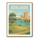 Adelaide Travel Poster Wall Art Adelaide Travel Poster Wall Art