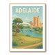 Adelaide Travel Poster Wall Art Adelaide Travel Poster Wall Art