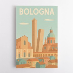 Bologna Travel Poster 2 Wall Art