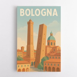 Bologna Travel Poster Wall Art