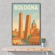 Bologna Travel Poster Wall Art Bologna Travel Poster Wall Art