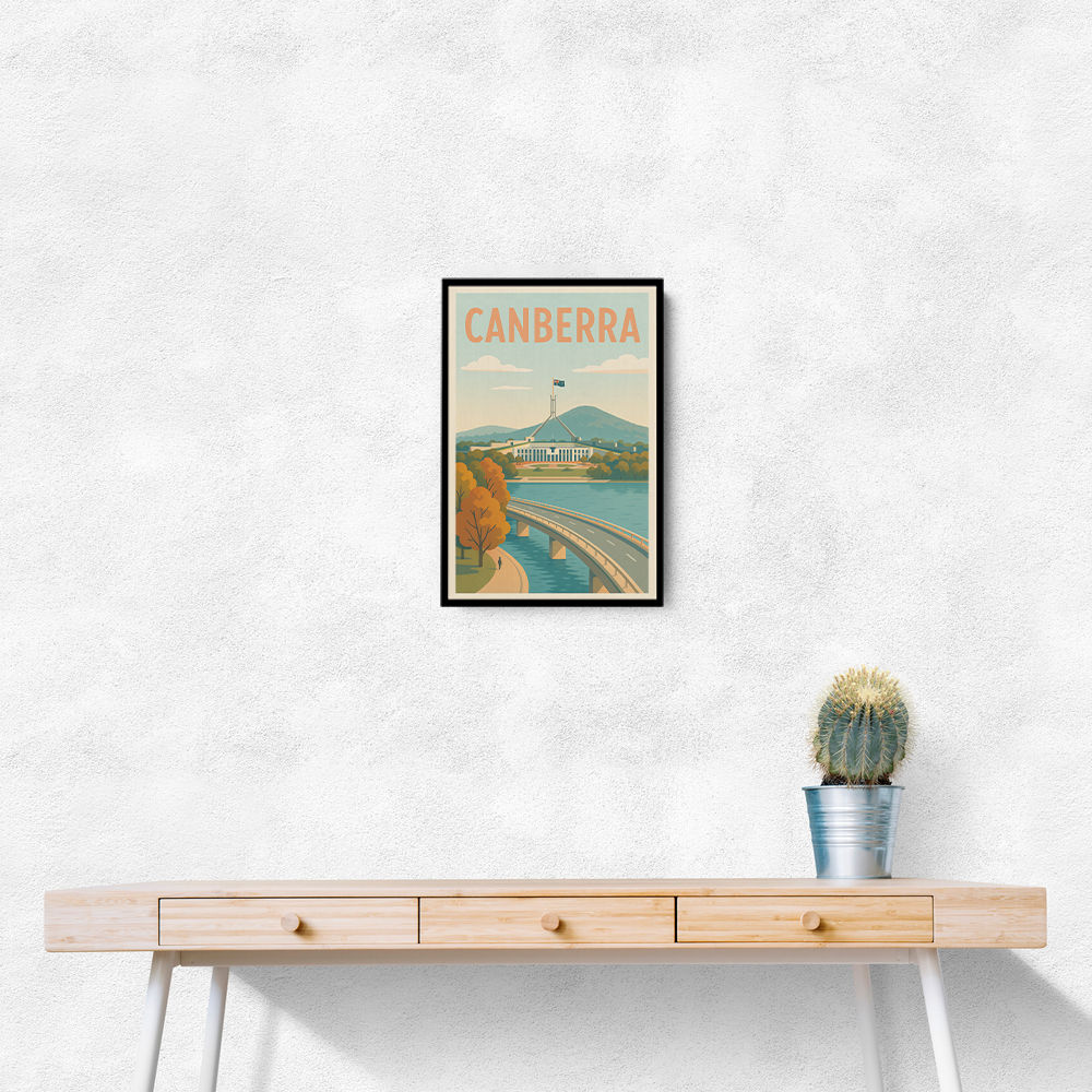 Canberra Travel Poster 1 Wall Art Canberra Travel Poster 1 Wall Art