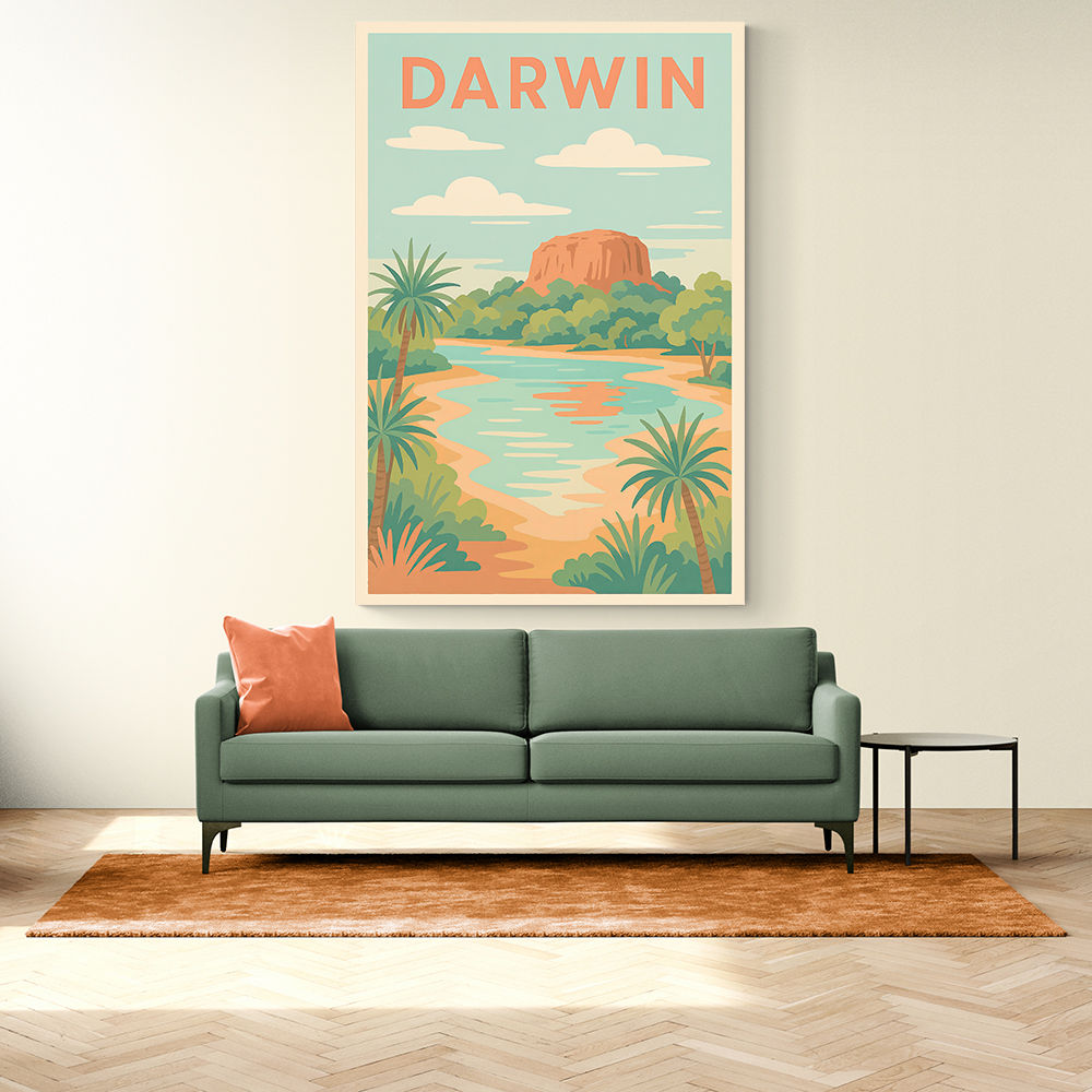 Darwin Travel Poster 1 Wall Art Darwin Travel Poster 1 Wall Art