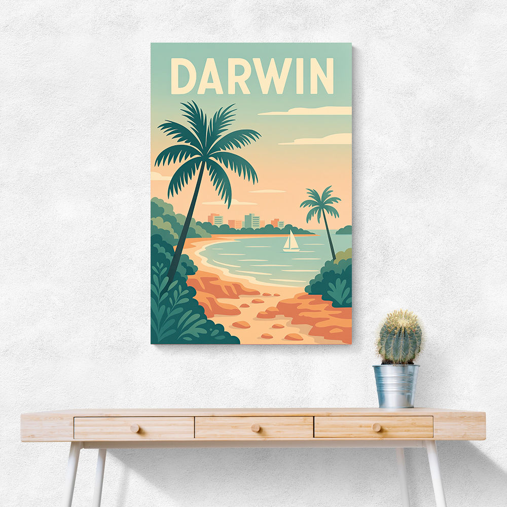 Darwin Travel Poster Wall Art Darwin Travel Poster Wall Art