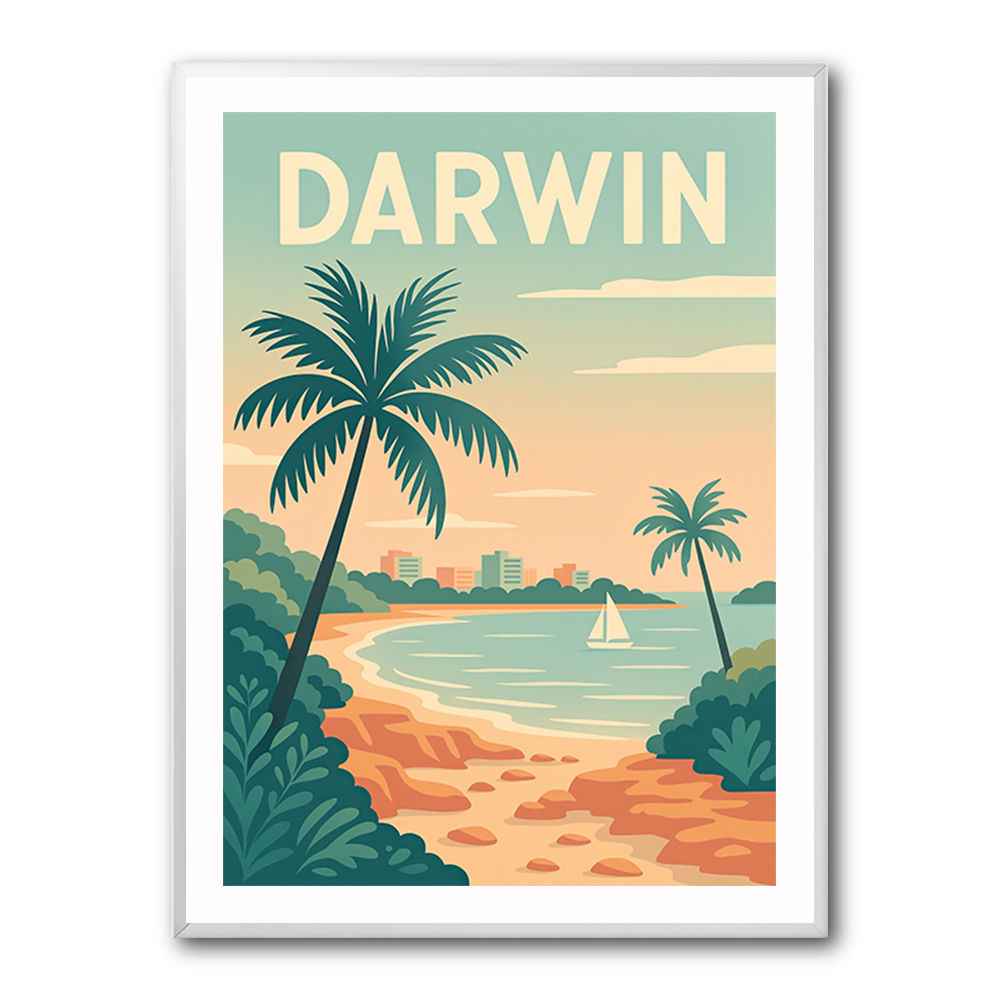 Darwin Travel Poster Wall Art Darwin Travel Poster Wall Art