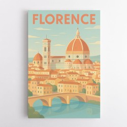 Florence Travel Poster 1 Wall Art