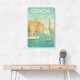 Genoa Travel Poster 1 Wall Art