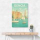 Genoa Travel Poster 1 Wall Art