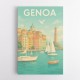 Genoa Travel Poster 1 Wall Art