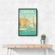 Genoa Travel Poster 1 Wall Art
