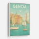 Genoa Travel Poster 1 Wall Art