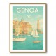 Genoa Travel Poster 1 Wall Art