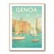 Genoa Travel Poster 1 Wall Art
