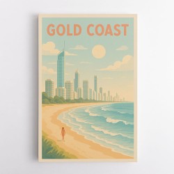 Gold Coast Modern Poster 1 Wall Art