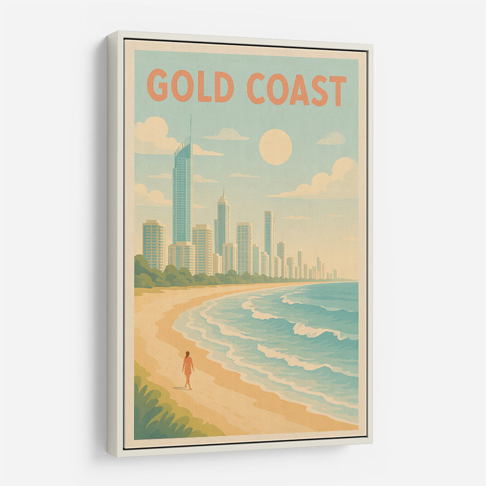Gold Coast Modern Poster 1 Wall Art Gold Coast Modern Poster 1 Wall Art