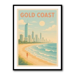Gold Coast Modern Poster 1 Wall Art