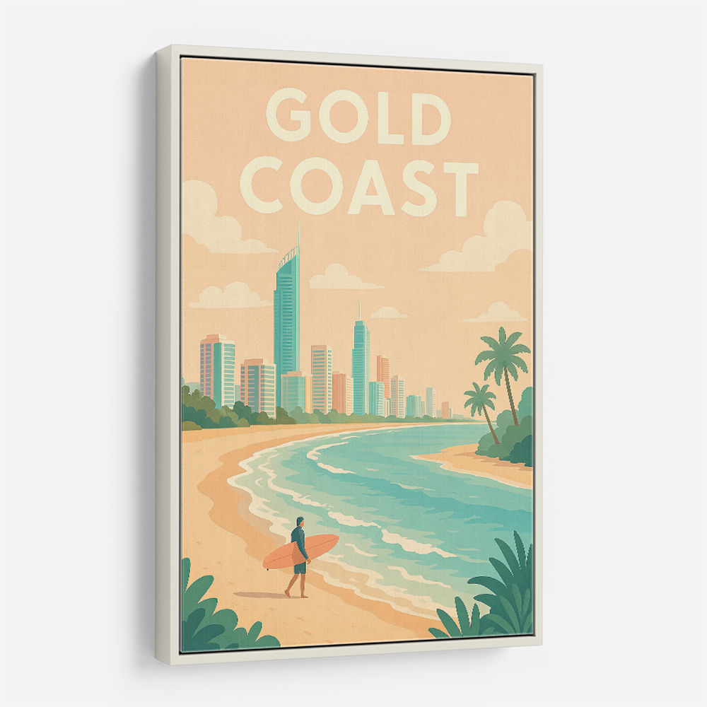 Gold Coast Modern Poster Wall Art Gold Coast Modern Poster Wall Art