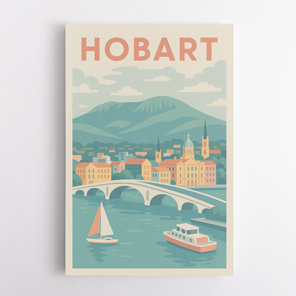 Hobart Travel Poster 1 Wall Art Hobart Travel Poster 1 Wall Art