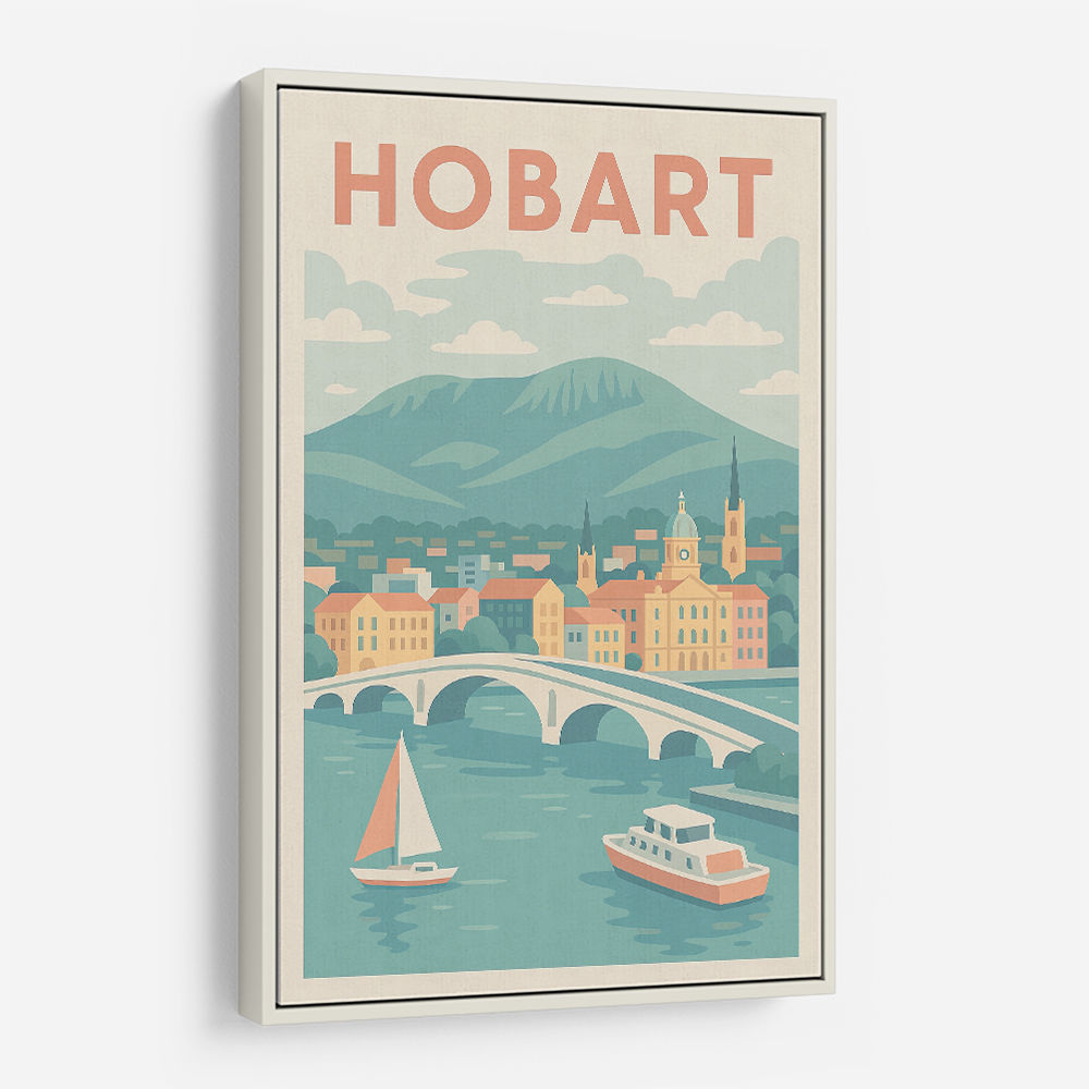 Hobart Travel Poster 1 Wall Art Hobart Travel Poster 1 Wall Art