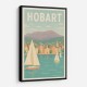 Hobart Travel Poster Wall Art Hobart Travel Poster Wall Art
