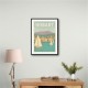 Hobart Travel Poster Wall Art Hobart Travel Poster Wall Art