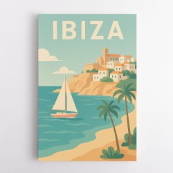 Ibiza Travel Poster 1 Wall Art